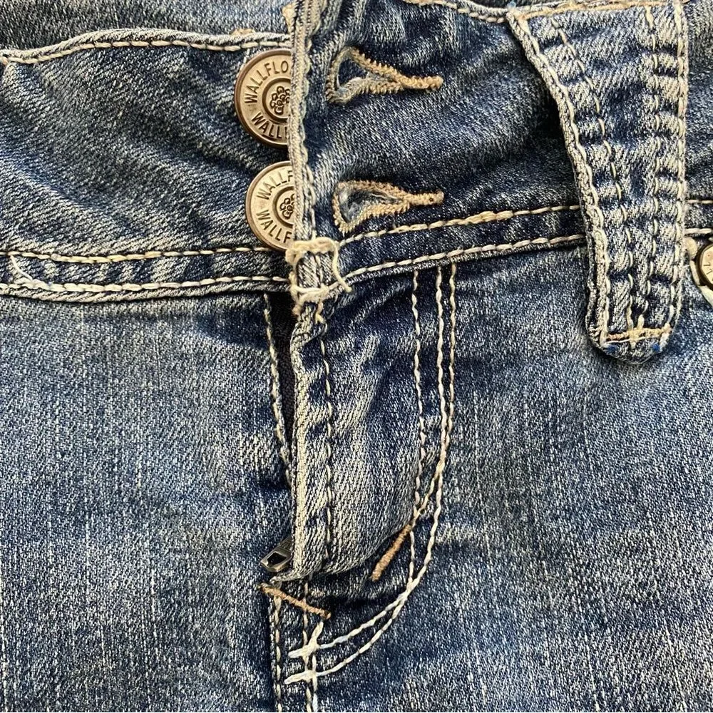Y2K Wallflower Jean Denim Shorts Juniors Size 7